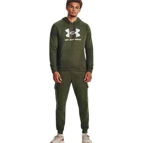 Capot Under Armour Rival Fleece Logo Hd, Vert, Hommes