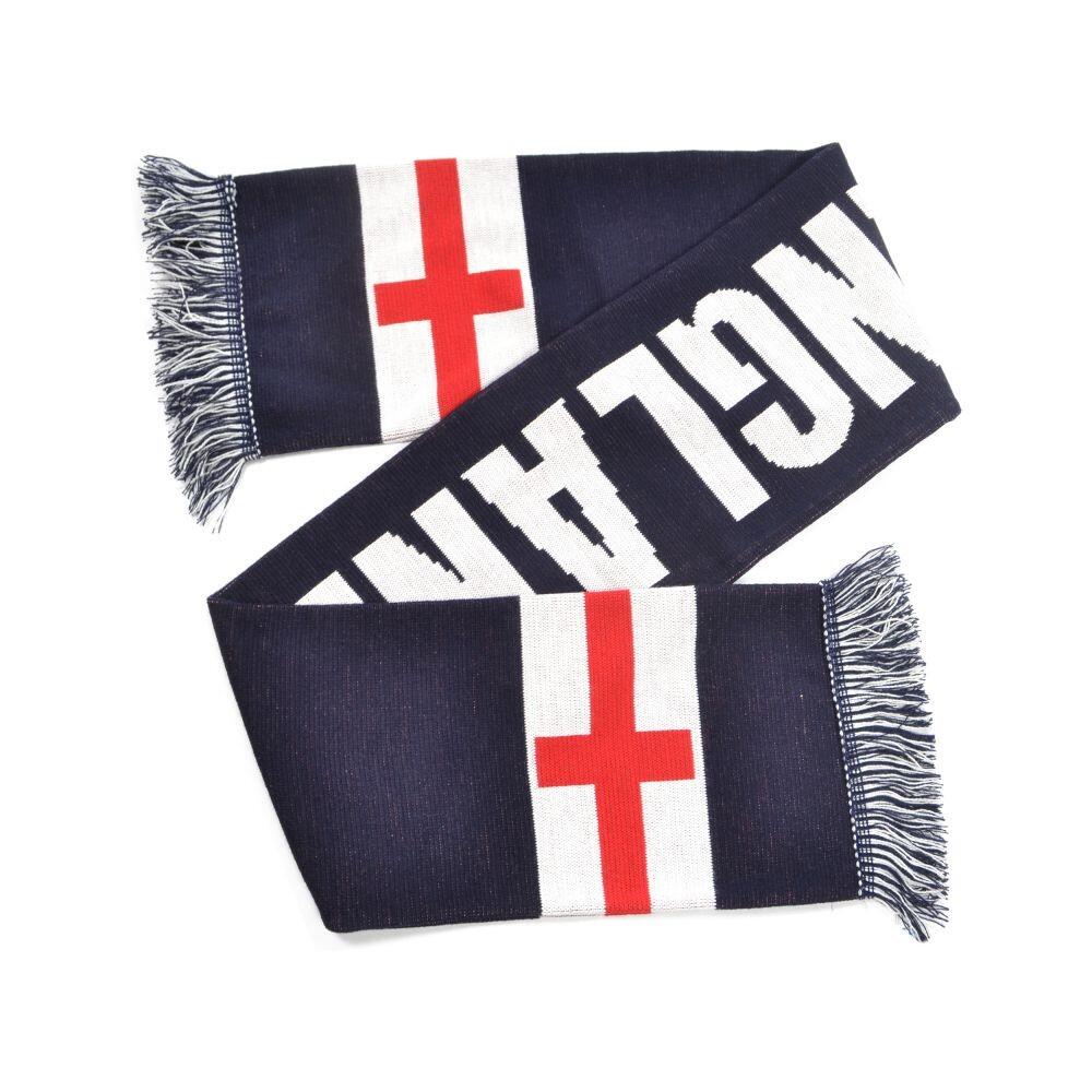 England St George Cross Jacquard Knitted Scarf