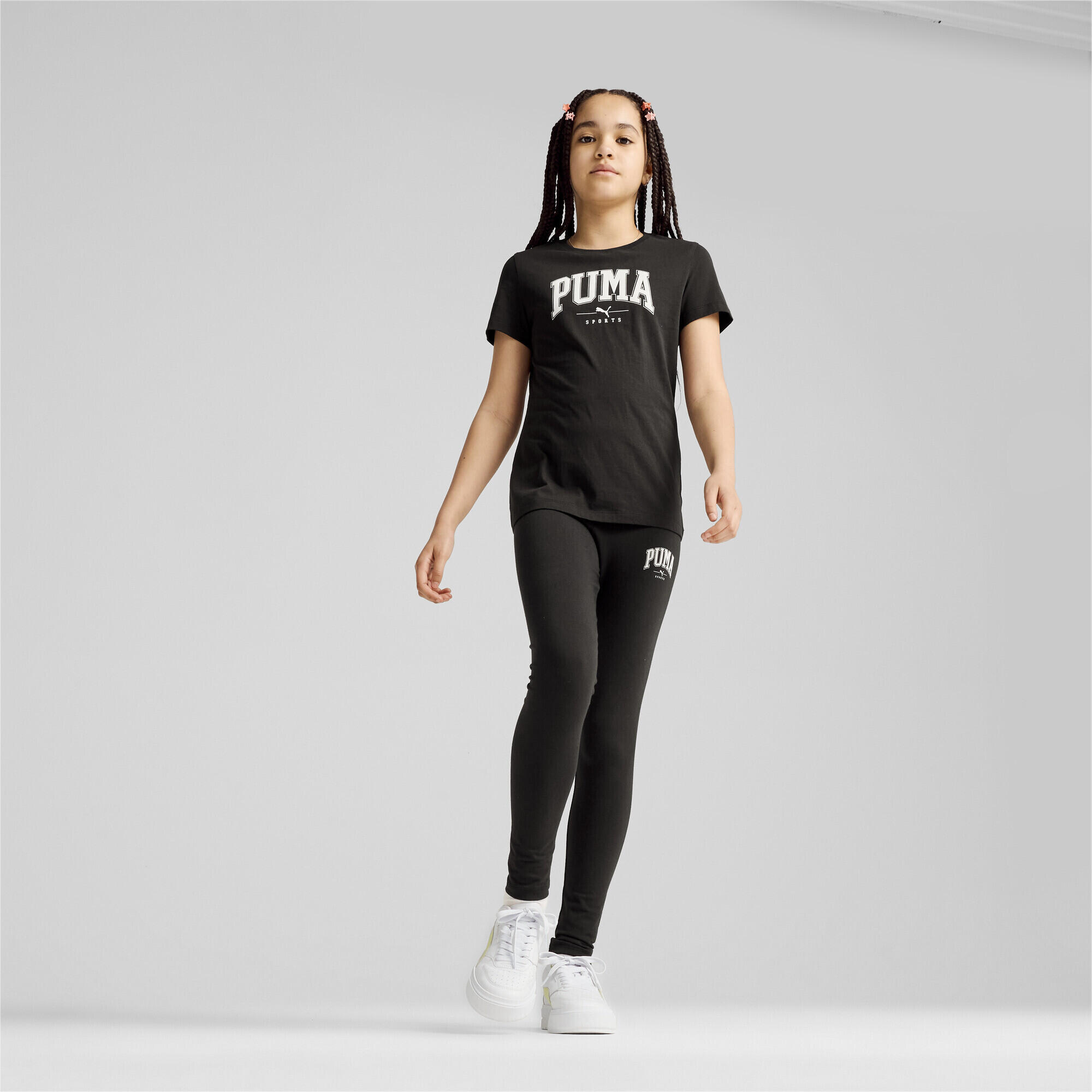 T-shirt PUMA SQUAD per ragazze PUMA Black 5/6