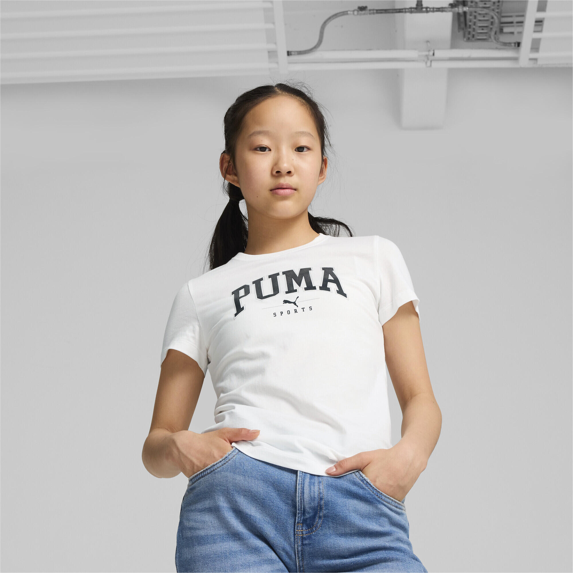 T-shirt Puma modelo 681779-02 para garotas 3/6