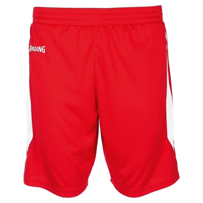Spalding - Seconde Vie - Short Femme Spalding 4her Iii - Short - Blanc|rouge - Decathlon