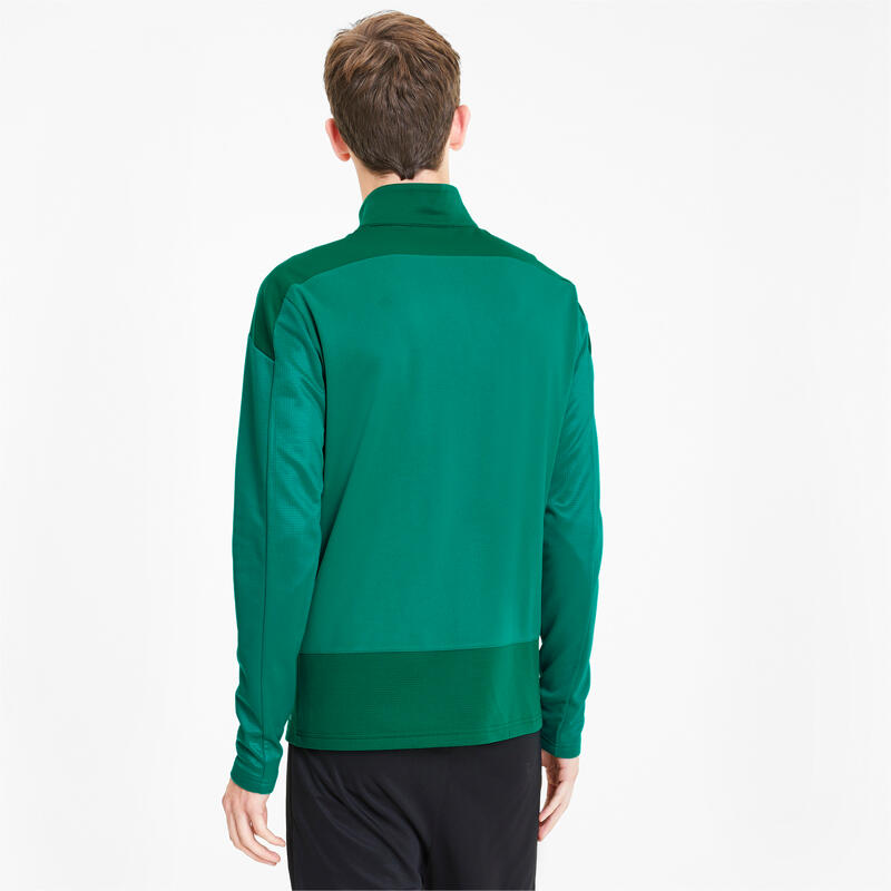 Chaqueta Puma Teamgoal 23 Training 14 Zip Top, Verde, Hombre