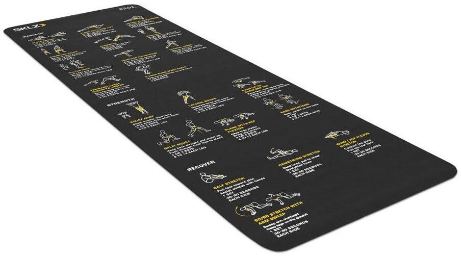 Colchoneta de entrenamiento ejercicios ilustrados para un entrenamiento completo 2/6