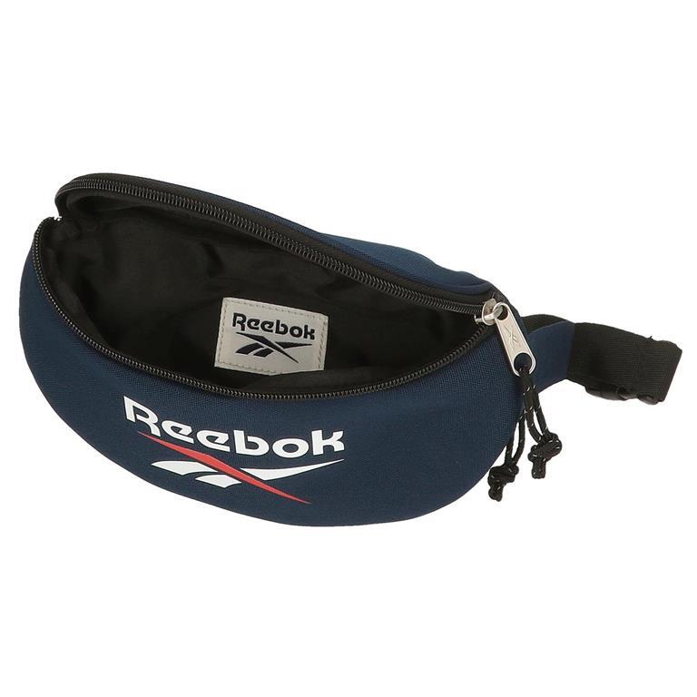 Riñonera Unisex Reebok Boston 14cm  Azul marino 3/4