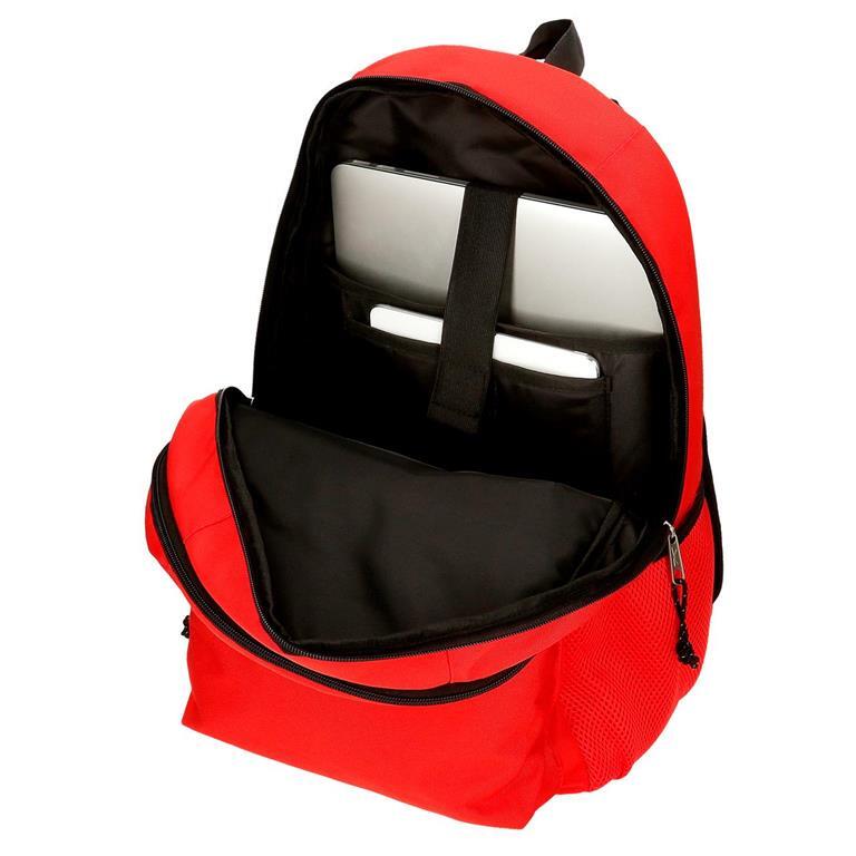 Sac à dos scolaire deux compartiments Unisexe Reebok Boston 44cm Rouge 4/7