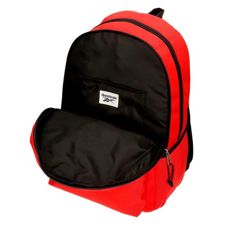 Sac à dos scolaire deux compartiments Unisexe Reebok Boston 44cm Rouge 5/7