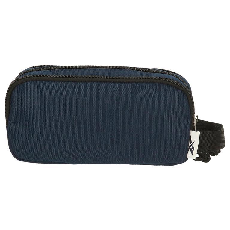 Estojo de três compartimentos Unisex Reebok Boston 10cm Azul marinho 2/5