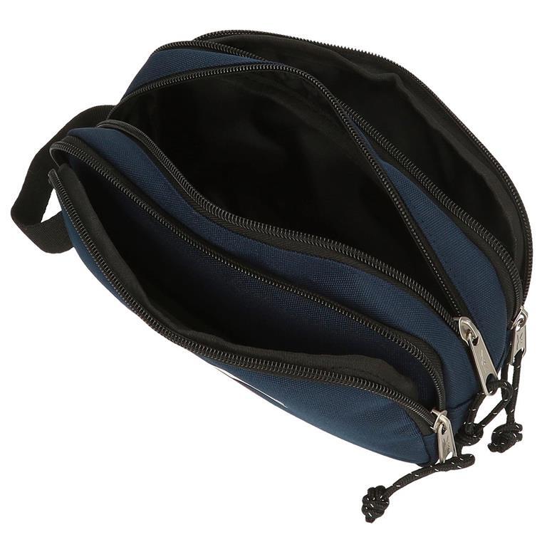 Estojo de três compartimentos Unisex Reebok Boston 10cm Azul marinho 3/5