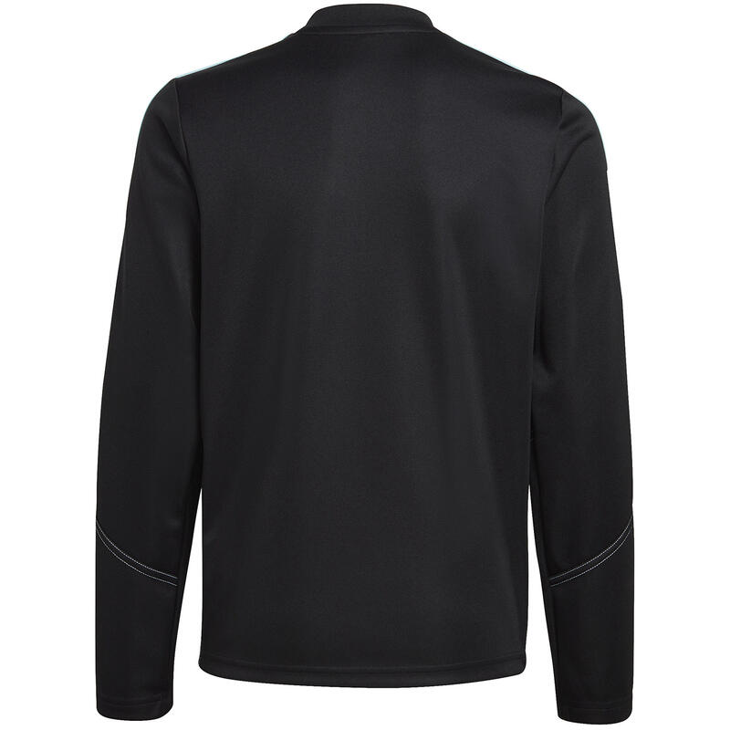adidas Tiro 23 Club Hanorac copii slim fit cu fermoar scurt, fără glugă