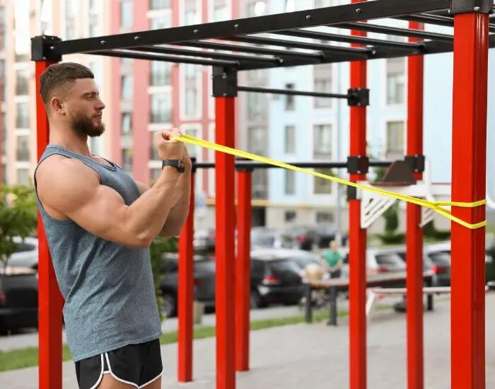 Zestaw 5 Gum Oporowych Do Ćwiczeń 2-45 kg Fit.me 3/7