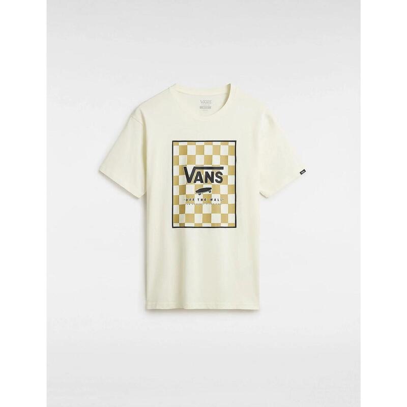 Camisetas para Hombre Vans Classic print box Beige