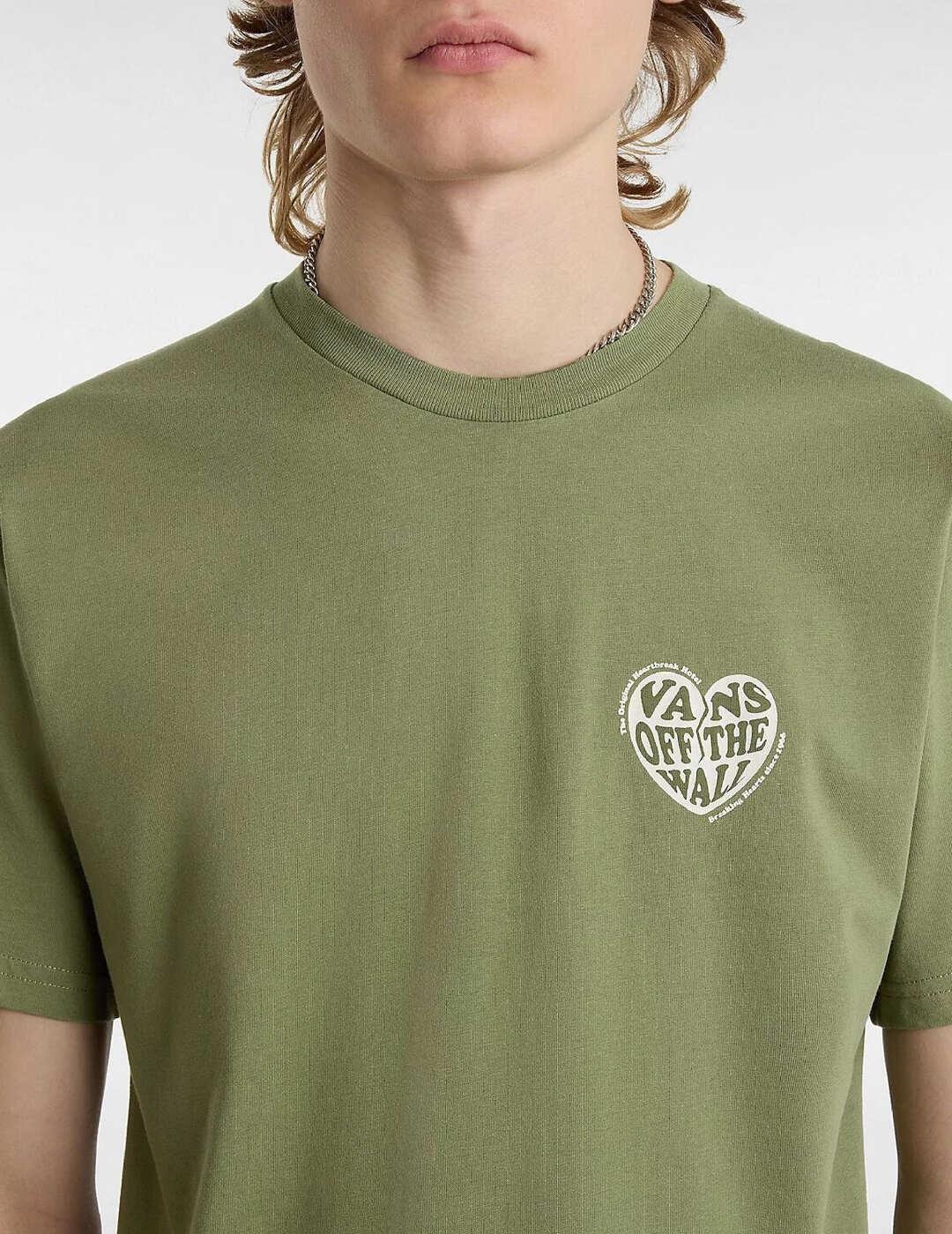 Camiseta Hombre Vans No players Verde 6/6