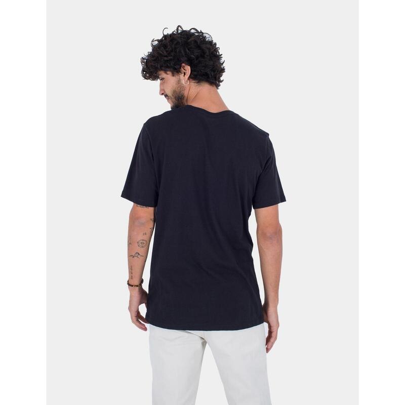 Camisetas para Hombre Hurley Evd halfer gradient Negro