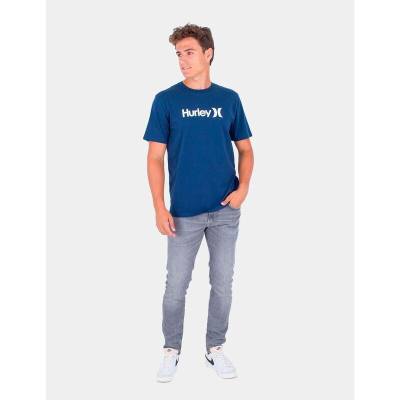 Camisetas para Hombre Hurley Box only Azul