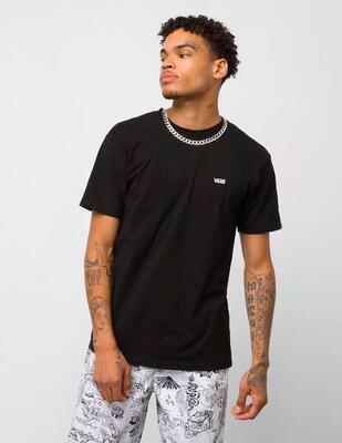 Men's Vans Left chest logo T-shirt Black