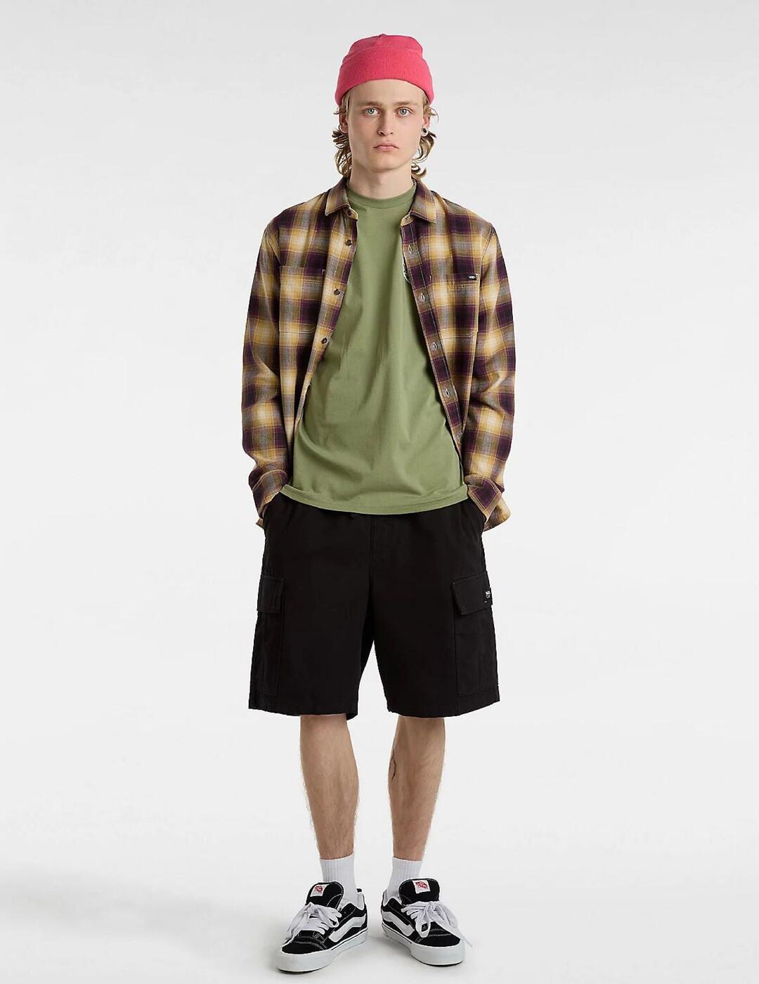 Camiseta Hombre Vans No players Verde 4/6