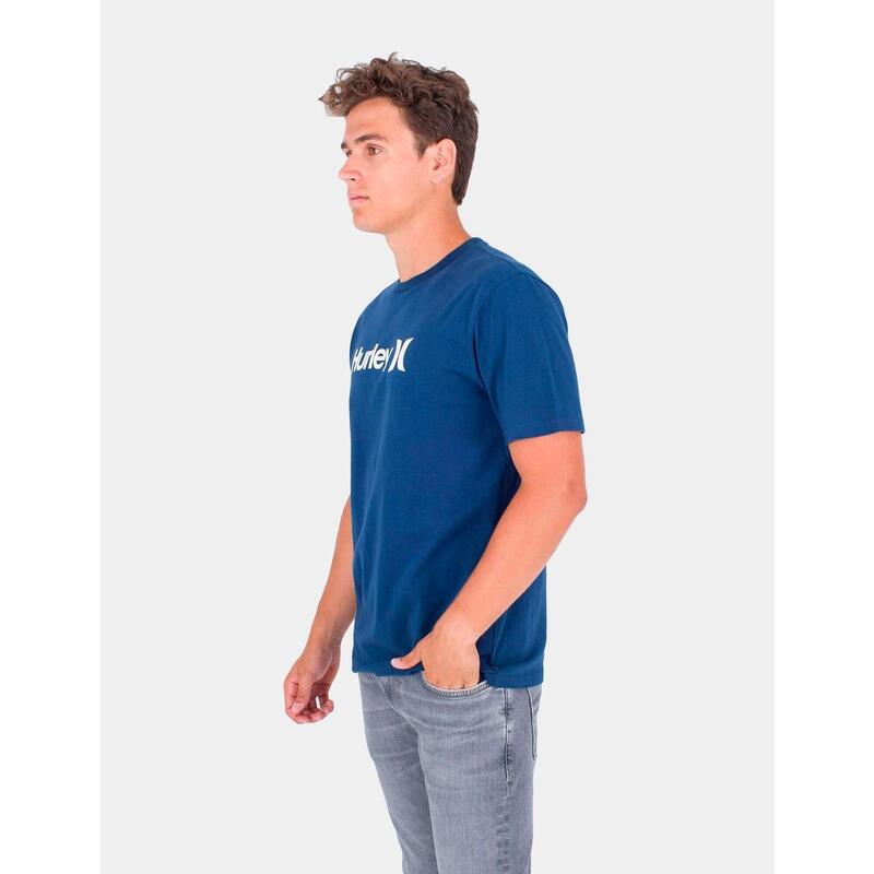 Camisetas para Hombre Hurley Box only Azul