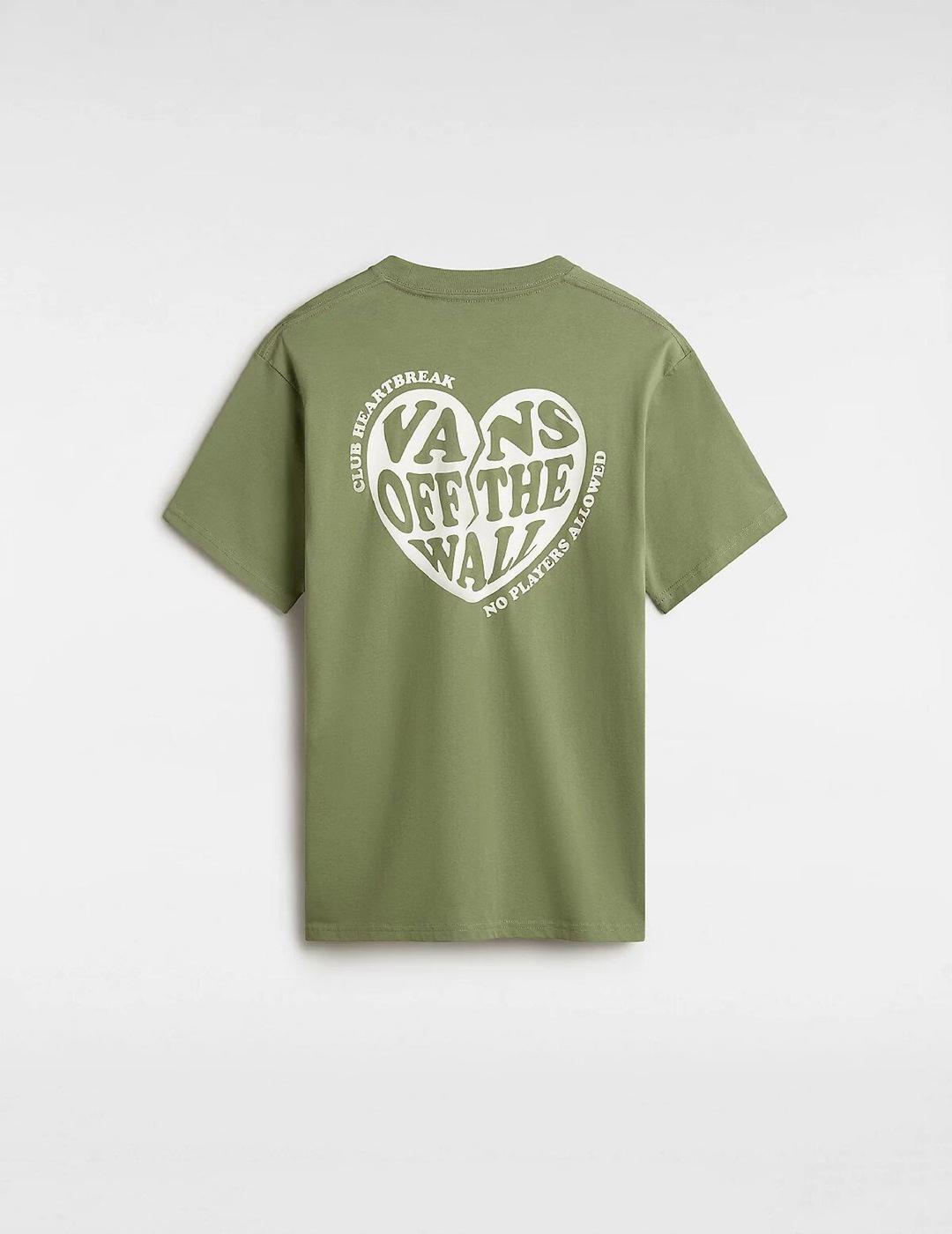 Camiseta Hombre Vans No players Verde 2/6