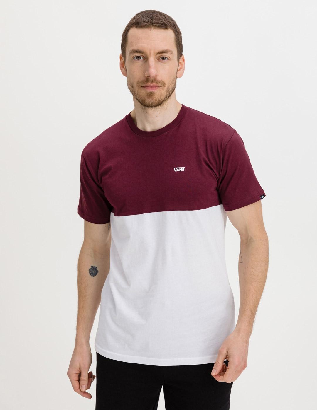 VANS Camisetas para Hombre Vans Colorblock Blanco