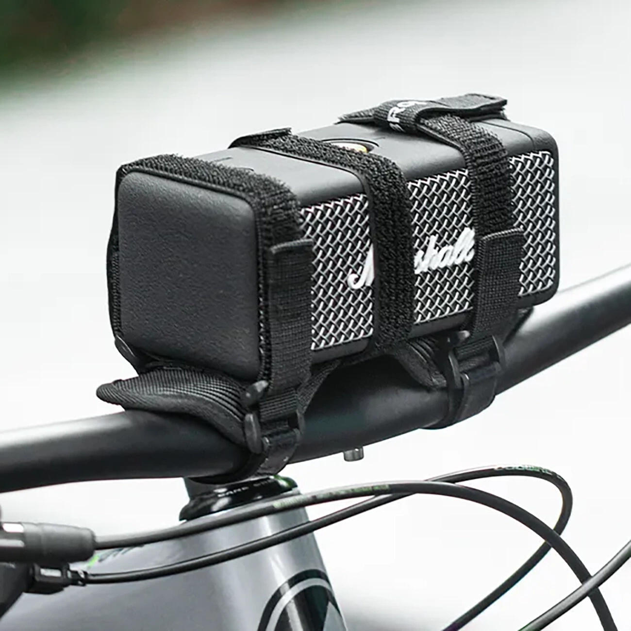 Rockbros kerékpáros öv tépőzárral Bluetooth hangszóróhoz vagy kulacshoz 5/7