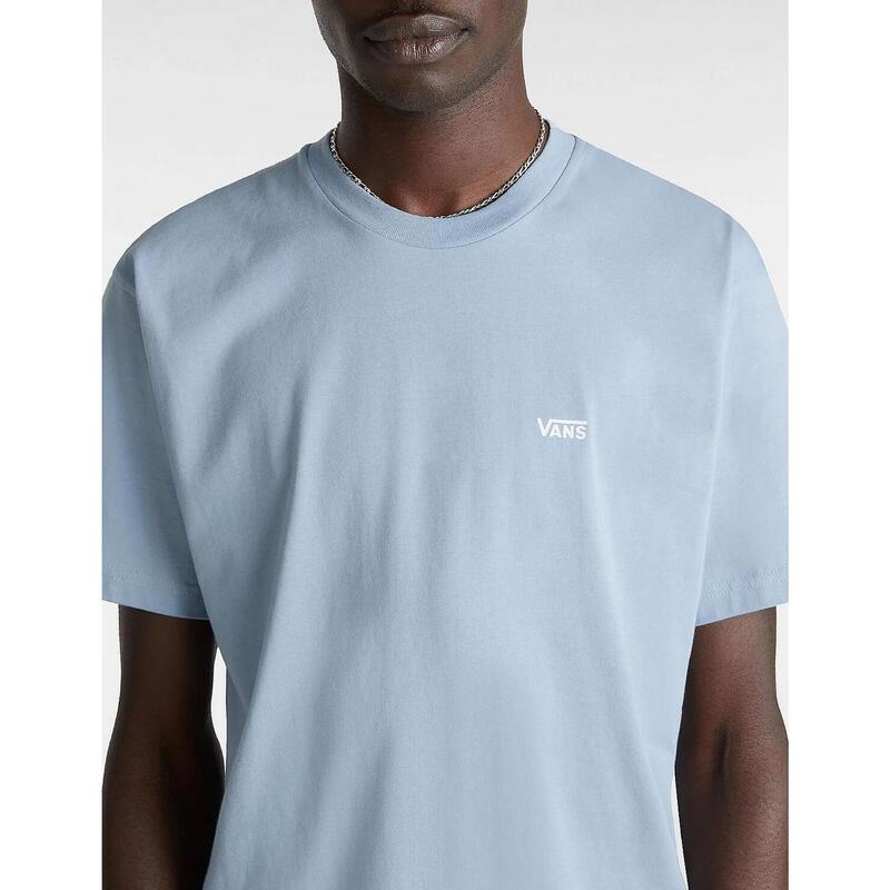 Camisetas para Hombre Vans  left chest logo Azul