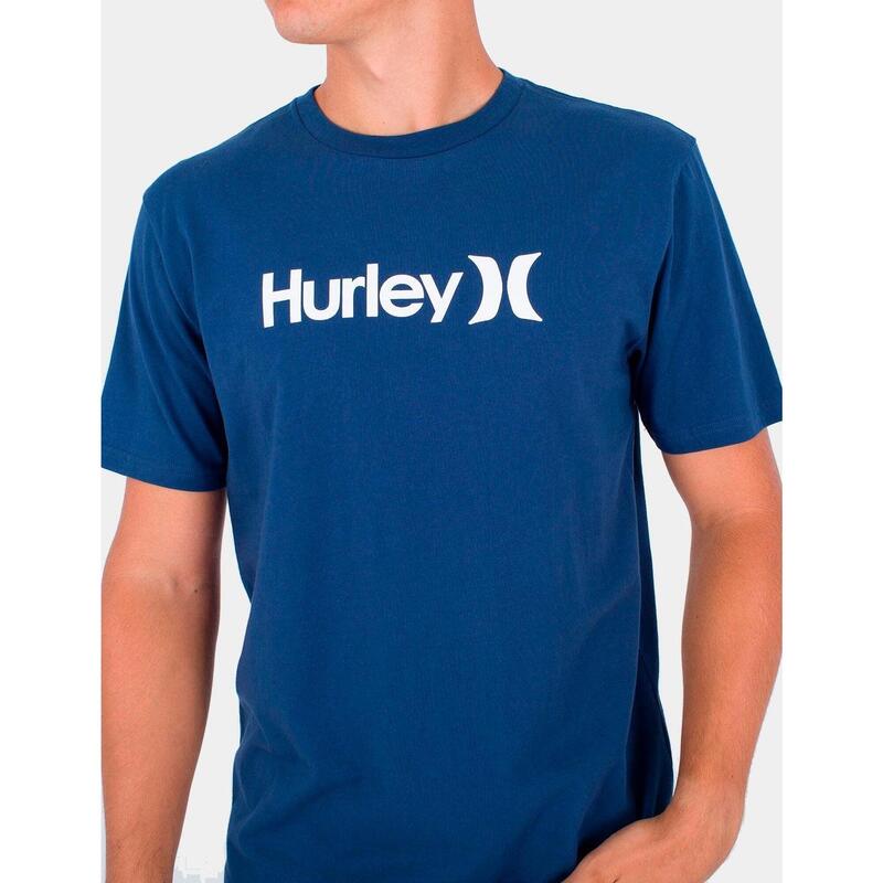 Camisetas para Hombre Hurley Box only Azul