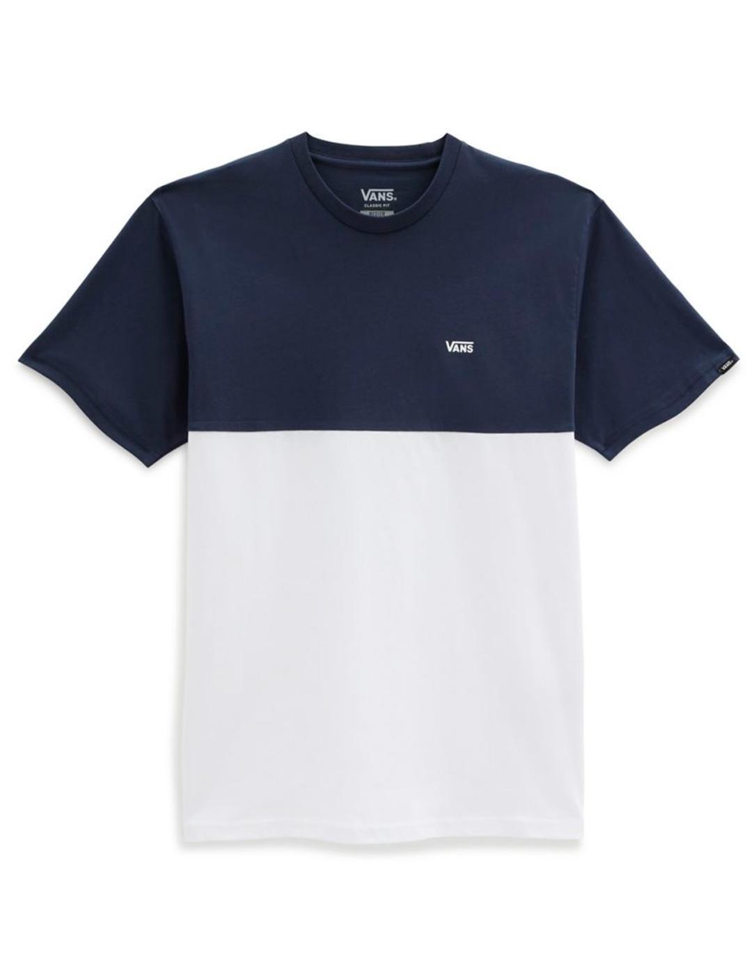 T-shirt Homme Vans Colorblock Blanc 3/5