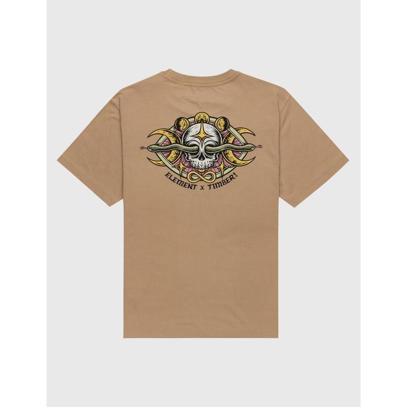 Camiseta Hombre Element Sight Camel