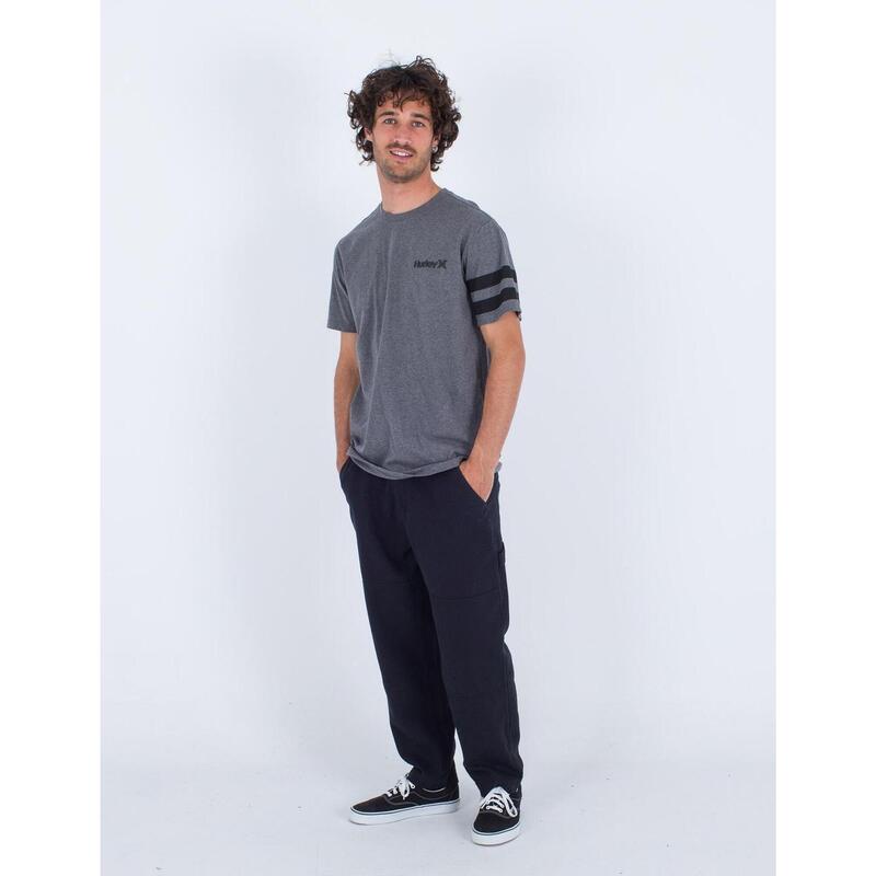 Camisetas para Hombre Hurley Oceancare block party Gris