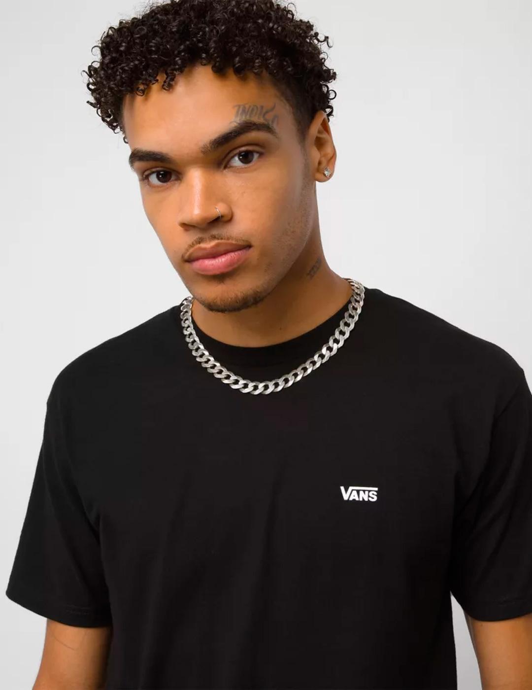 Camisetes universais para homens / masculino Vans MN Left Chest Logo Tee 3/5
