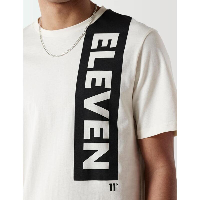 Camisetas para Hombre Eleven degrees Block graphic Blanco