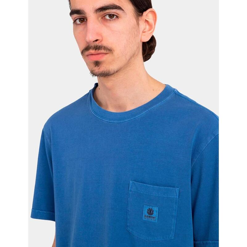 Camiseta Hombre Element Basic pocket pigment Verde