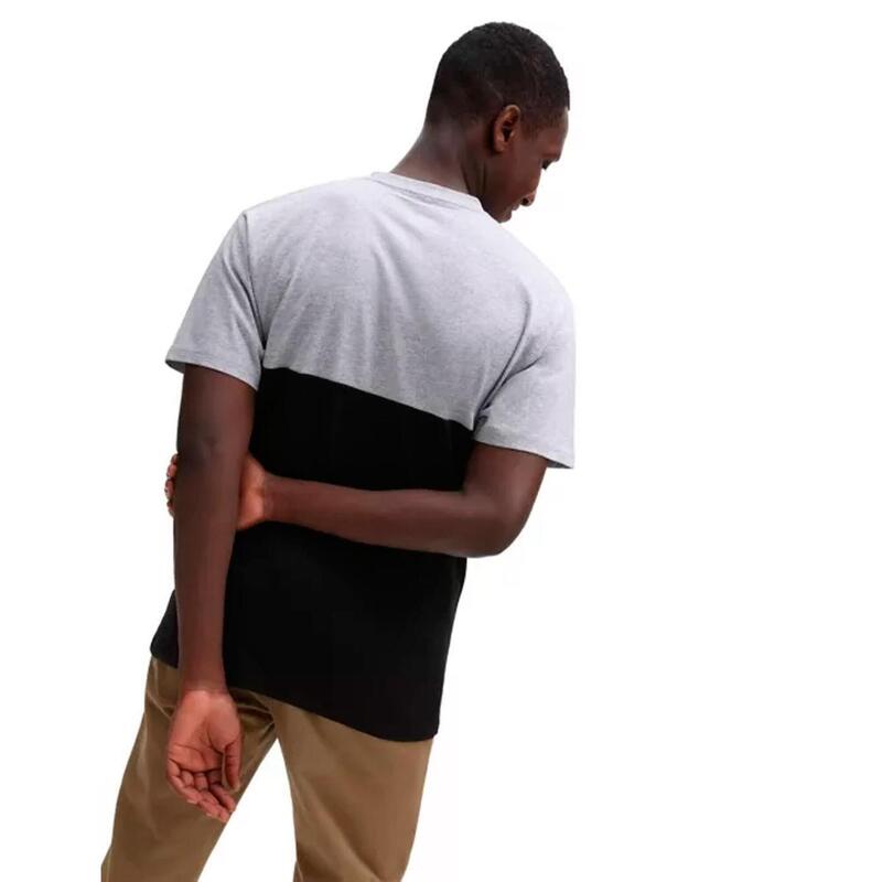 Tricou cu Mânecă Scurtă Bărbați Vans Colorblock Negru