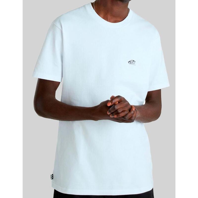 Camiseta Hombre Vans  skate classics Blanco