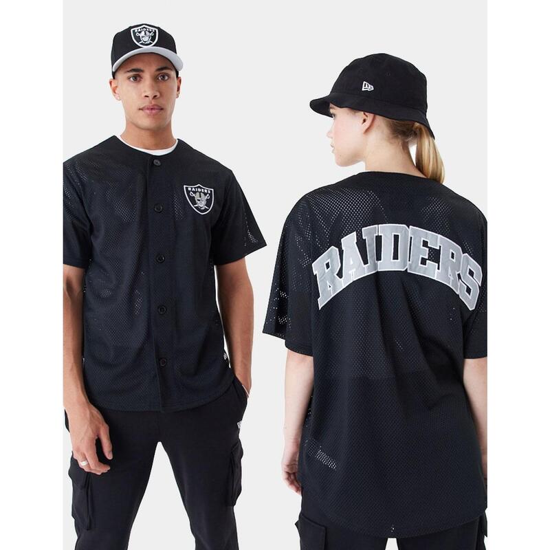 Camiseta NEW ERA NFL BASEBALL JERSEY LASRAI - Black/White