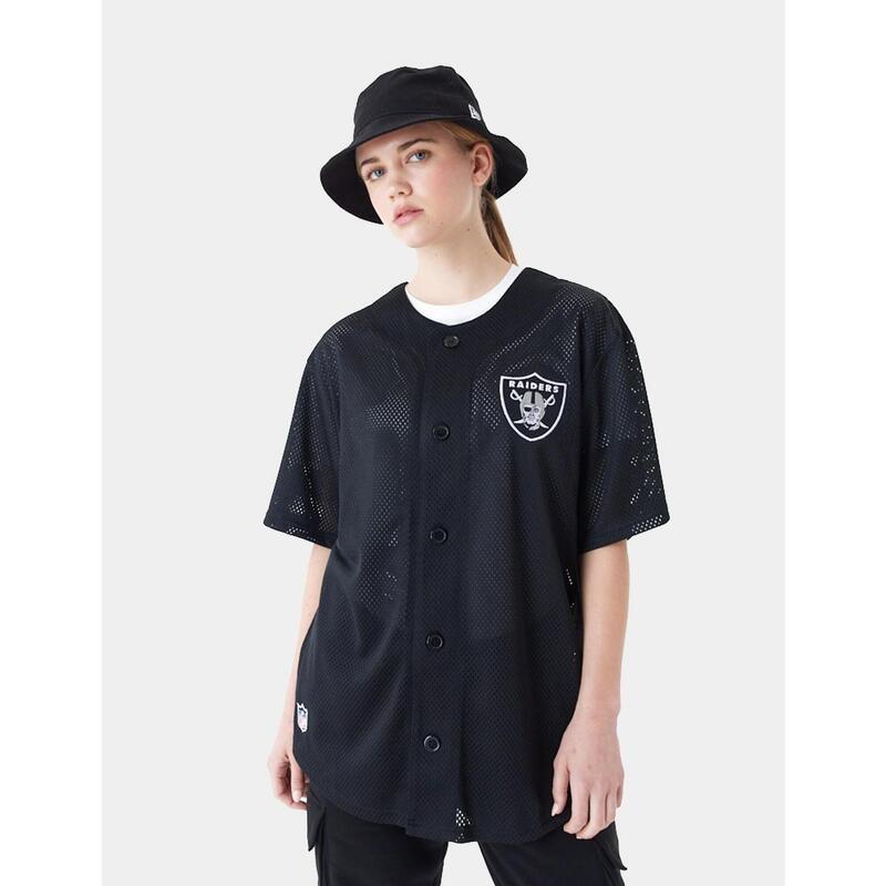 Camiseta NEW ERA NFL BASEBALL JERSEY LASRAI - Black/White