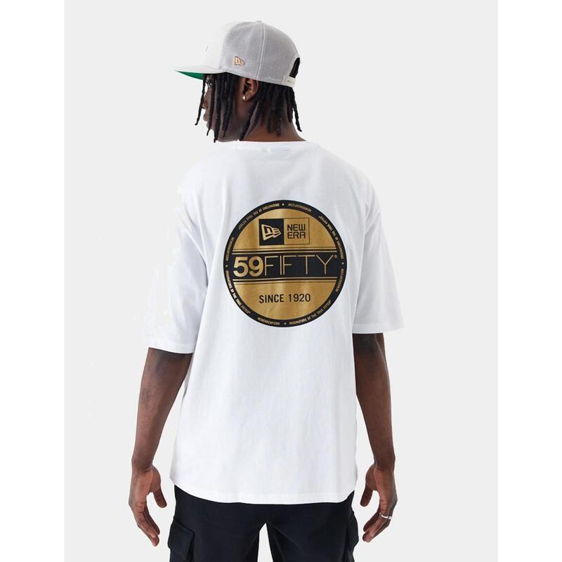 Camiseta NEW ERA NE STICKER OS NE - White