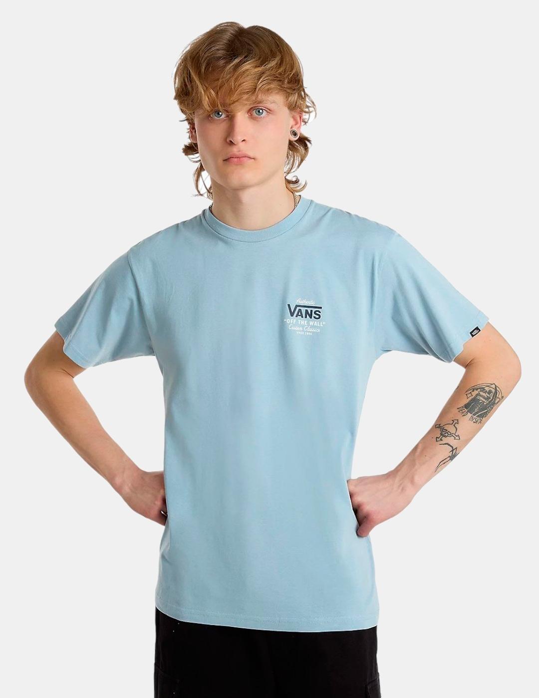 T-shirt pour homme Vans Bleu. 1/6