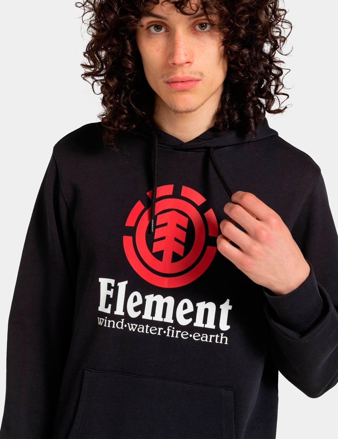 Felpa Uomo Element verticale Nero 3/7