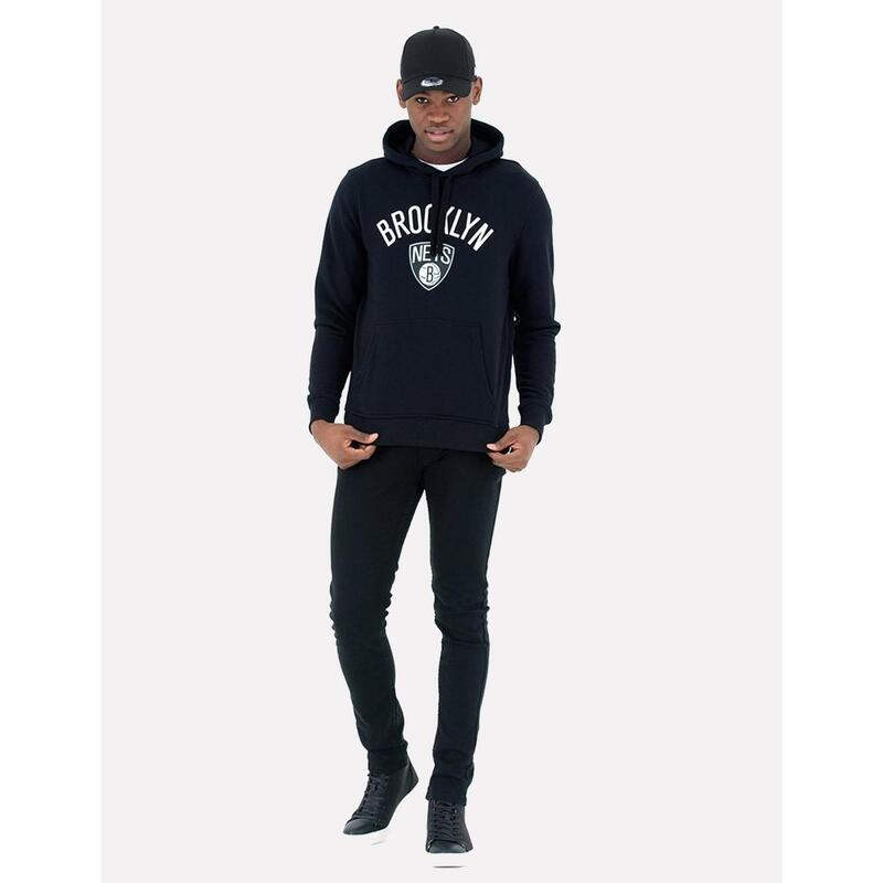 Sudaderas para Hombre New era Team logo brooklyn  Negro