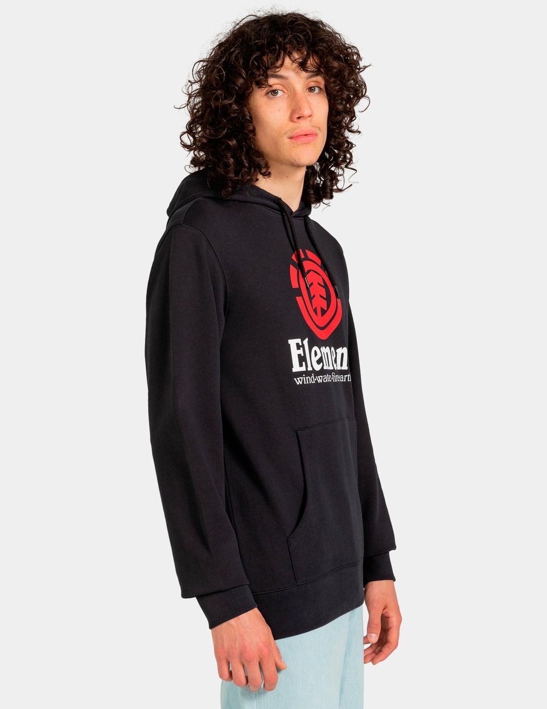 Felpa Uomo Element verticale Nero 4/7