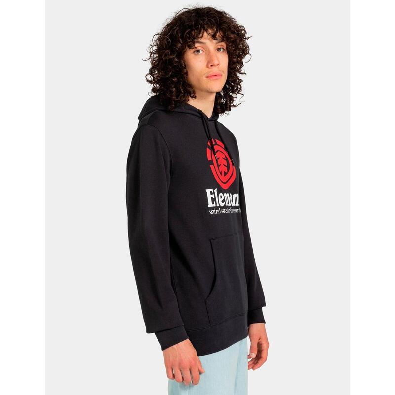 Sudadera Hombre Element  vertical Negro