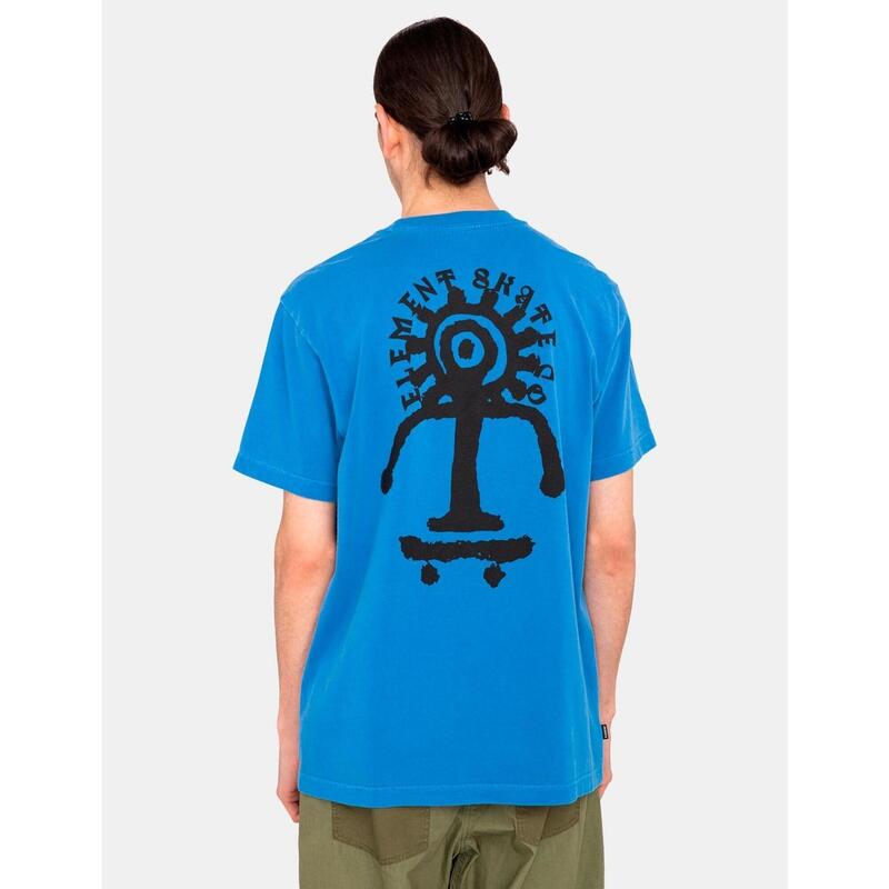 Camiseta Hombre Element Glyph Azul