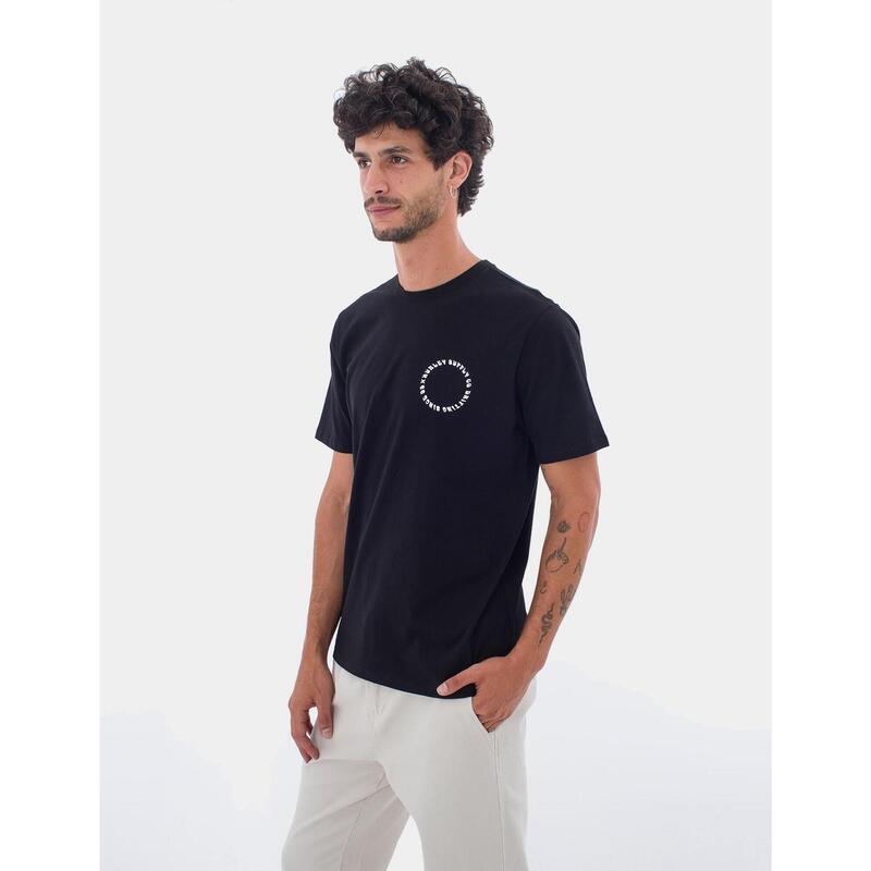 Camisetas para Hombre Hurley Evd skull driftin Negro