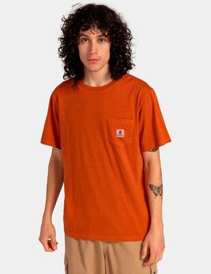 Camiseta Hombre Element Basic pocket pigment Naranja