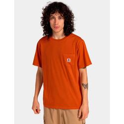 Camiseta Hombre Element Basic pocket pigment Naranja