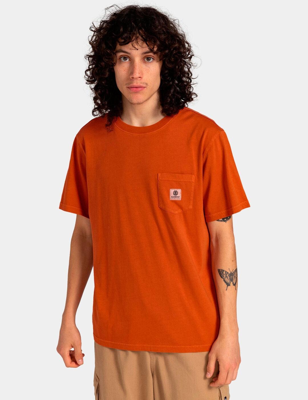Maglietta Uomo Element Basic pocket pigment Arancione 4/7