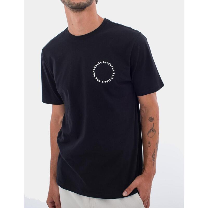 Camisetas para Hombre Hurley Evd skull driftin Negro