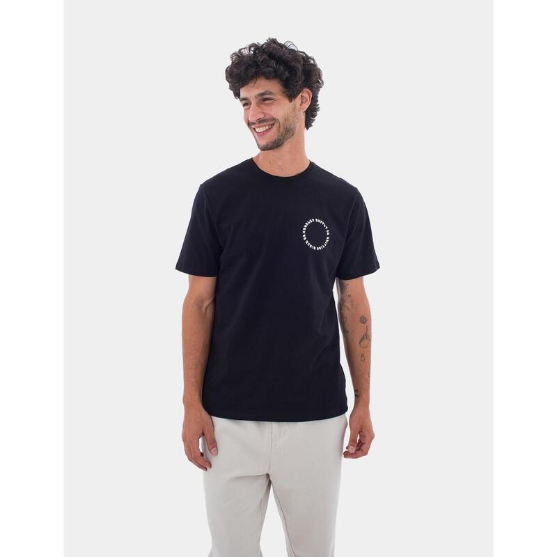 Camisetas para Hombre Hurley Evd skull driftin Negro