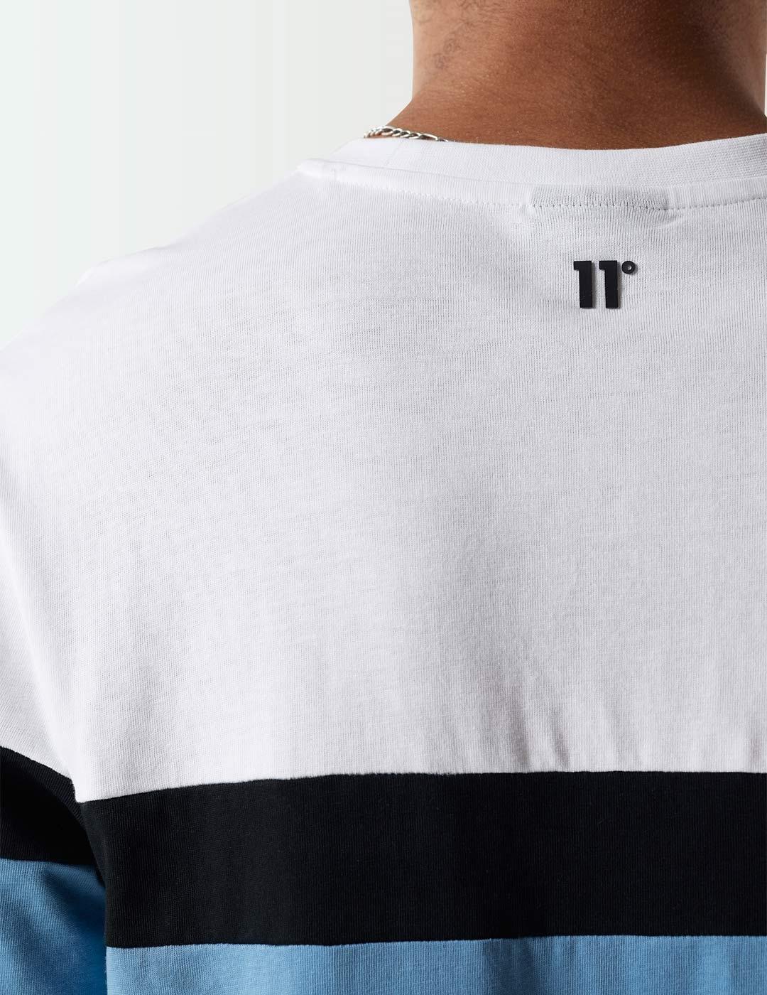 Camisetas para Hombre Eleven degrees Triple panel Azul 4/5